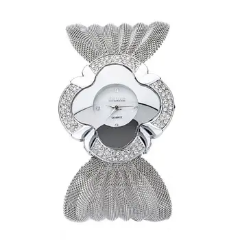 

Newly Women's Watch Lady Diamond Bracelet Watch Mirror Luxury Quartz Watch Alloy wristwatches Dropshipping M31