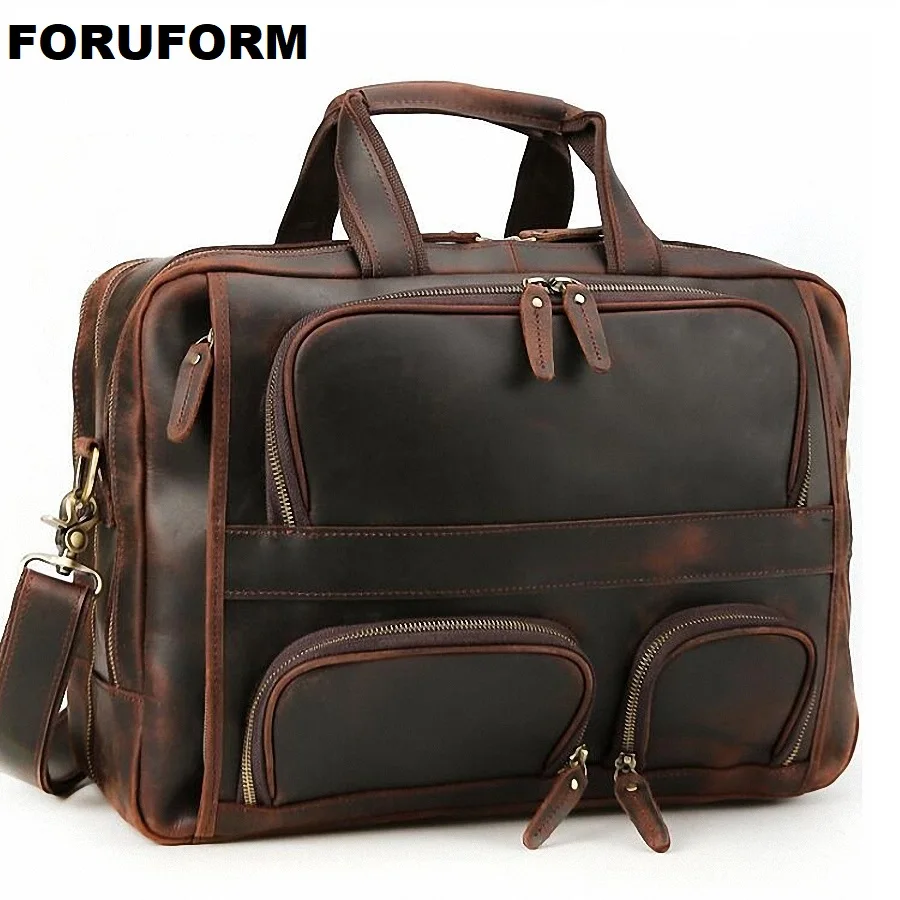 Men's Briefcase Tote Men Messenger Bag Travel Laptop Bag Men Document