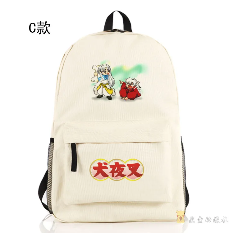 

Anime Inuyasha Cosplay Sesshoumaru Cos Cartoon male and female bag travel backpack computer bag child birthday gift