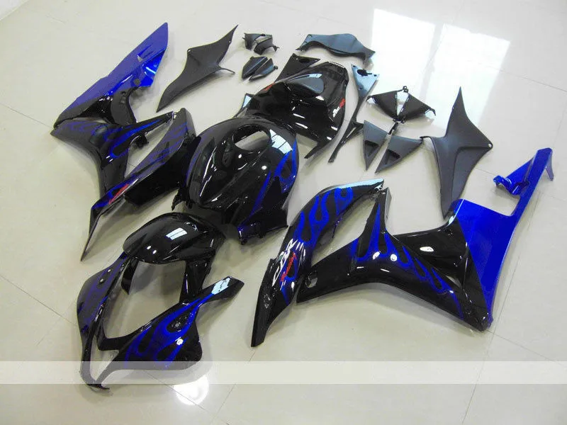 

OEM quality Injection ABS Fairings set Fit for HONDA CBR600RR 07 08 F5 CBR600 2007 2008 Full fairing blue Flame