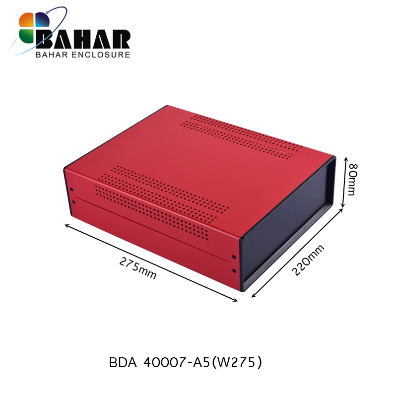 

Electronic housing products iron enclosure diy iron project case instrument case 220*80*275mm for power supply junction box