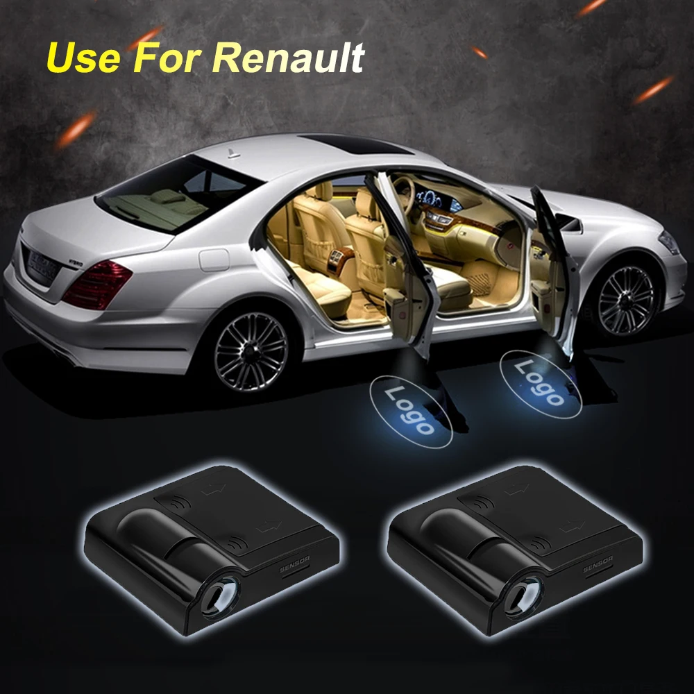 

Led Logo Laser Projector Punching Lamp Car Door Light Courtesy Ghost Shadow For Renault