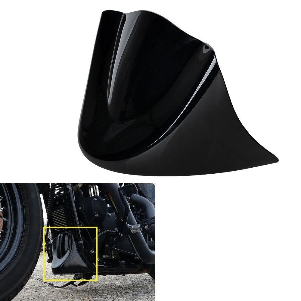 Motorcycle Front Chin Spoiler Air Dam Fairing Kit For Harley Dyna FXDL FXD FXDB 2006 2017in