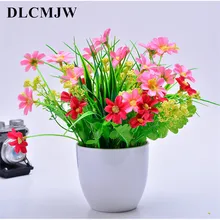 Artificial Plants Bonsai Green Grass Plastic plant flowers Bonsai for Home Garden Decoration artificial Plant Fake plant Bonsai 20pcs a bag gourd bonsai bottle gourd bonsai spoon lagenaria siceraria bonsai vegetable and fruit plants for garden