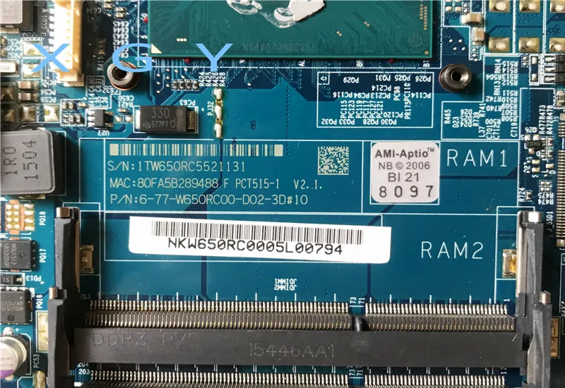 Для hasee для Raytheon для CLEVO W650RC материнская плата для ноутбука 6-71-W65R0-D02 6-77-W650RC00-D02-3D тест нормально