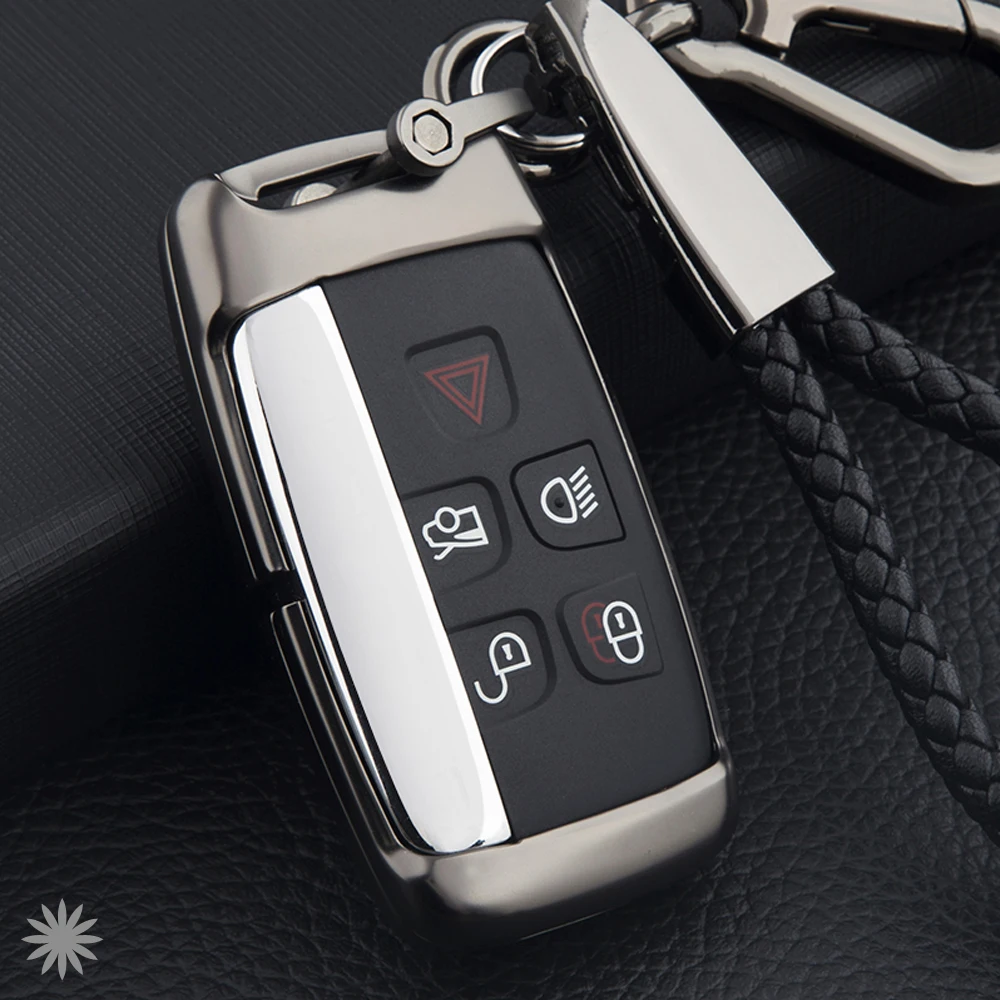 Auto Colorful Zinc Alloy Key Cover Case Shell For Land Rover Range Rover Sport Evoque Freelander2 For Jaguar XF XJ XJL XE C-X16