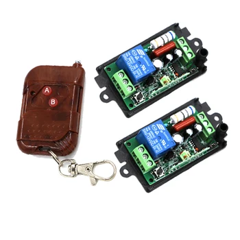 

220V 10A 1CH Wireless Digital Remote control Switch 2 Receivers Long control distance 315/433 MHz could be customized 3399