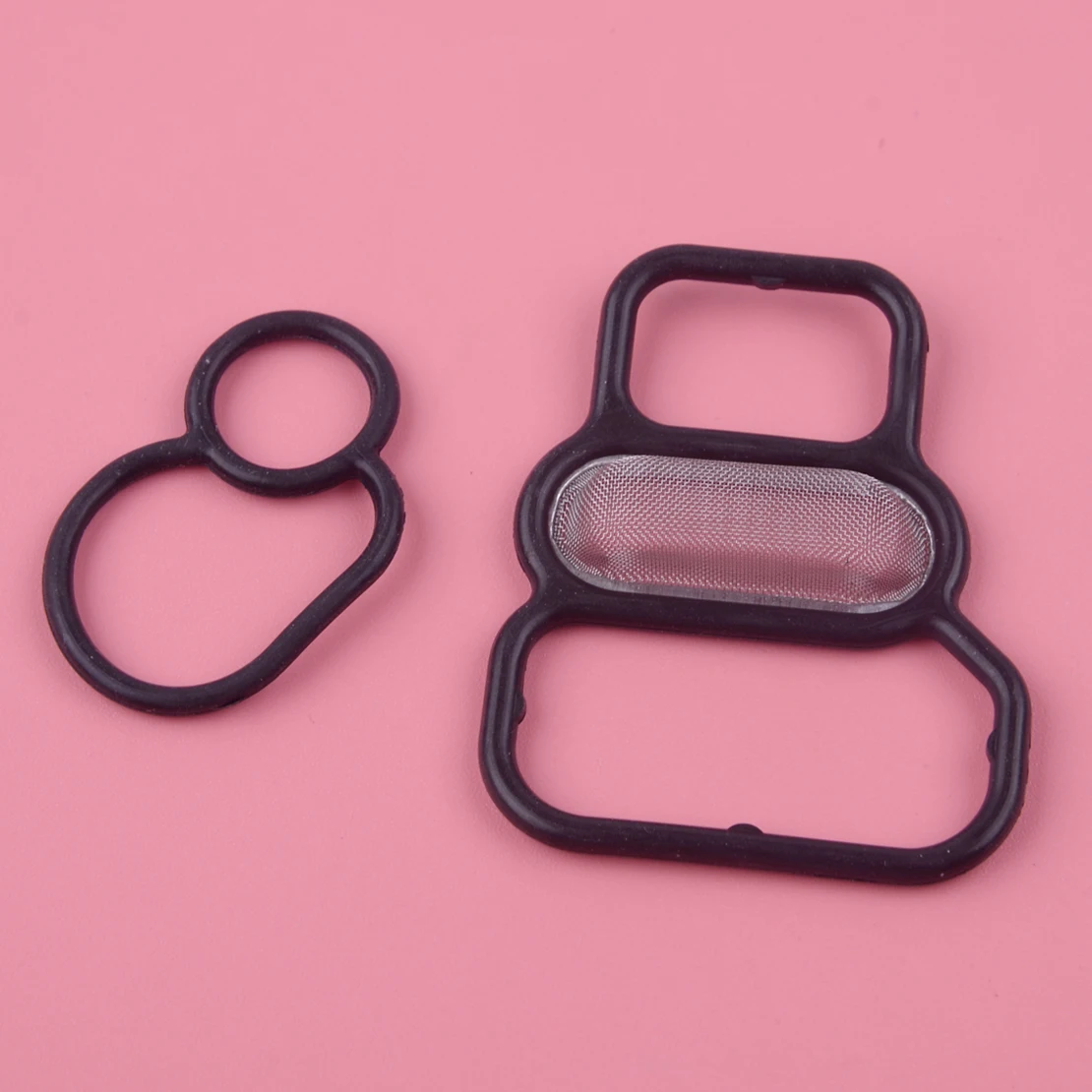 DWCX 15825 P2M 005 2pcs VTEC Solenoid Spool Valve Gasket Filter Screen Seal For Honda Civic 1.7