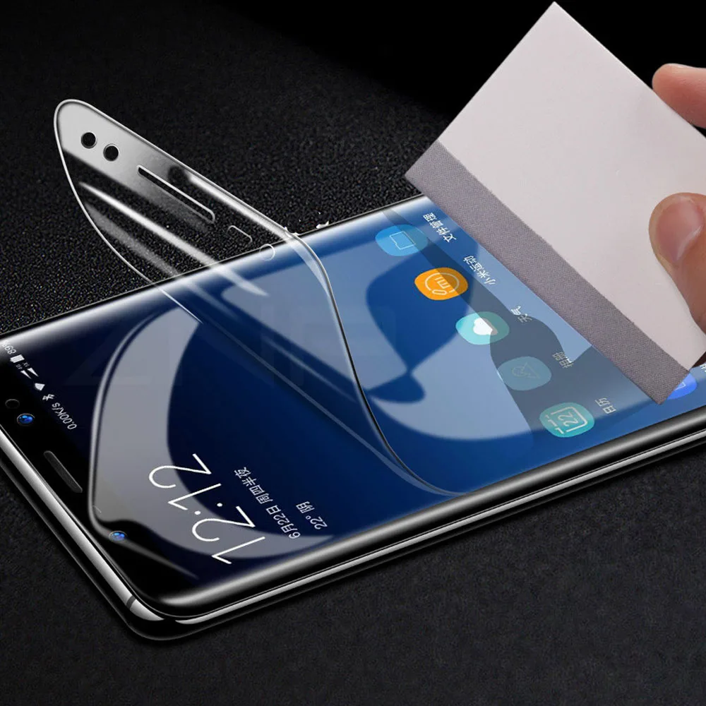3D мягкая Гидрогелевая Передняя пленка для Samsung S9 S8 Plus Note 8 9 защита экрана нано из