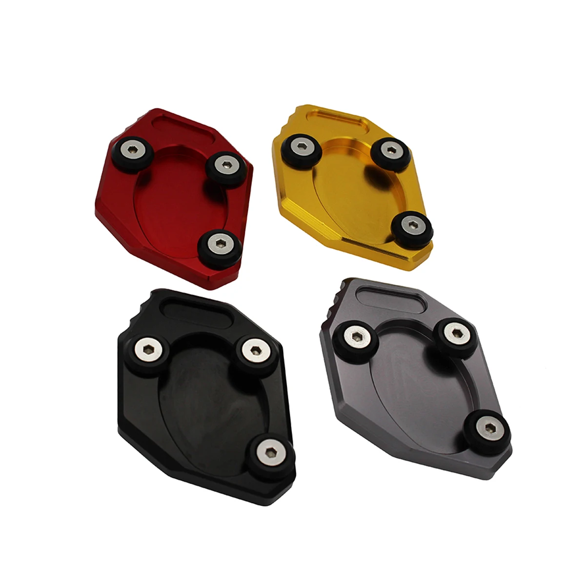 

Motorcycle Foot Side Enlarger Kickstand Extension Pad Plate For Kawasaki Z650 Ninja 300 250 Z250 Z300 Z800 ER-6N ER-6F Z900 Part