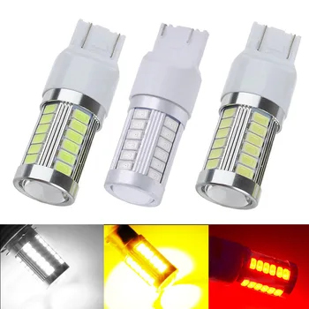 

4pcs T20 5630 33SMD LED Car Brake Light DC12V 800LM Canbus Turn Reverse Lamp White,Red, Yellow Color Signal Light