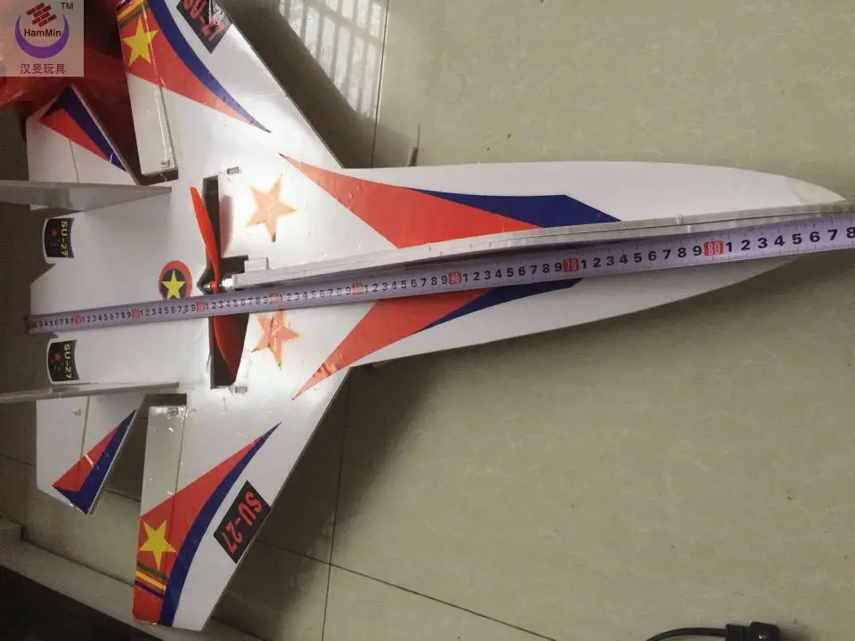 1 PC SU 27 rc plane oversized large fixed wing glider kits airplane