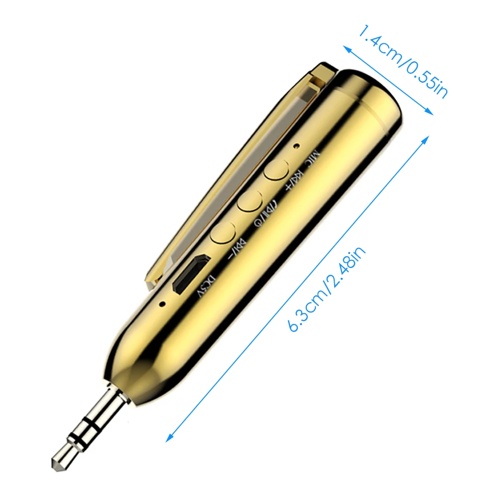 Bluetooth Pens Car Bluetooth Receiver AUX Speaker Audio Receiver Bluetooth Companion Wireless Hands free Receive Call (1)