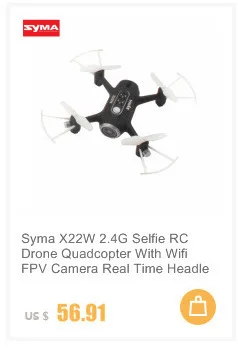 Syma X8PRO 2,4 г gps позиционирования FPV системы Радиоуправляемый Дрон Quadcopter с 720 P HD Wifi регулируемая камера в режиме реального времени высота