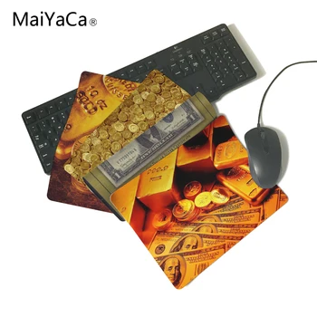 

MaiYaCa Unique Design Paper Money. Coins, Gold Bars Computer Mouse Pad Mousepads Rubber Pad Not Overlock Mouse Pad