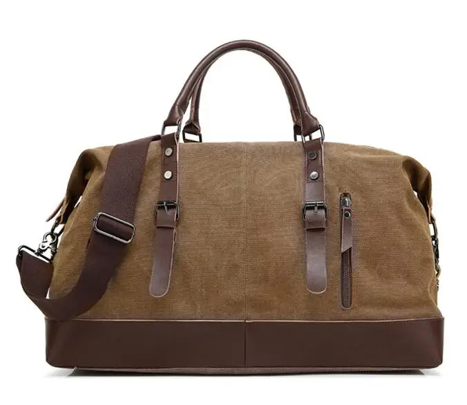 

New Men Travel Bags Large Capacity Luggage Travel Bags Canvas Big Travel Handbag Folding Trip Bag Water Repellent