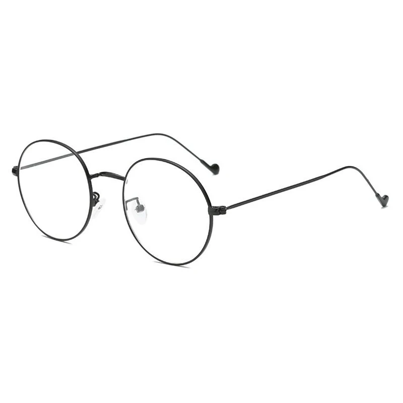 Diopter SPH 0-0.5-1-1.5-2-2.5-3-3.5-4-4.5-5-5.5-6 Metal Small Frame Myopia Prescription Optical Glasses myopia glasses prescription glasses