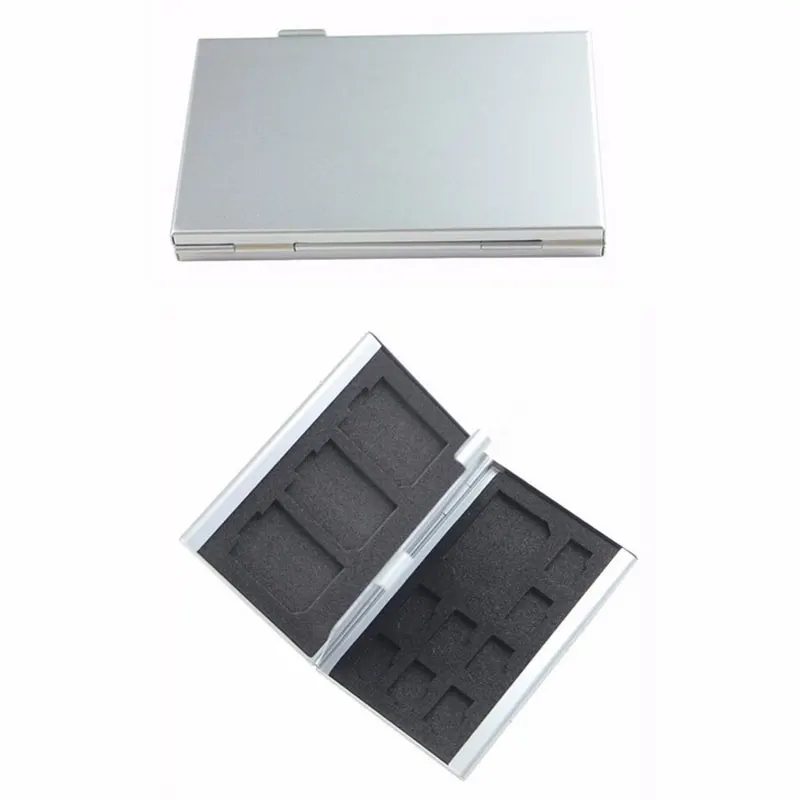 Мини портативные чехлы с 12 слотами для карт Micro SD TF SDHC MSPD sd карта защитная коробка