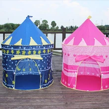 105X135 см Ultralarge детская Пляжная палатка, детская игрушка игровой домик, детский Замок принцессы, Крытый Открытый игрушки палатки