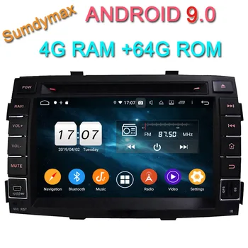 

octa core 4G RAM car raido gps for KIA sorento 2009-2012 with android 9.0 car mulitmedia gps navigation car audio stereo