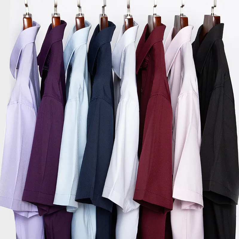 

Men's Shirt Summer Large Size Men's Short-sleeved Shirt Business Casual Loose 8-color Professional Short-sleeved Shirt