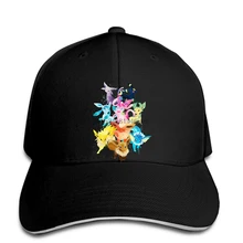 Бейсболки в стиле хип-хоп, мужские бейсболки с принтом на заказ, мужские бейсболки Evolution Eevee wo