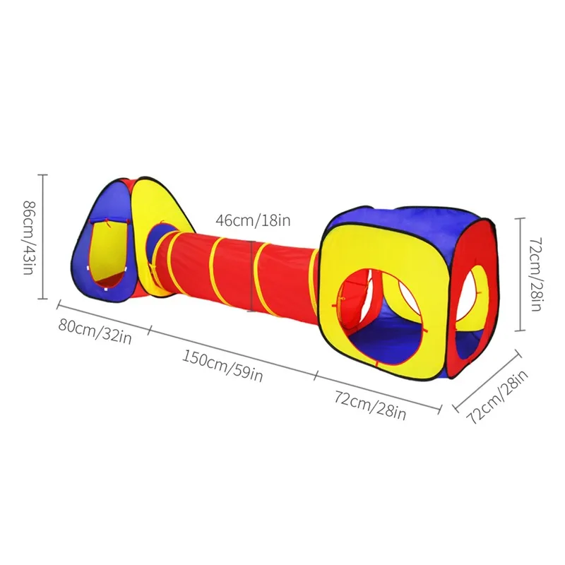 3 шт. детские игрушки Палатка Детский надувной мяч бассейн игровая палатка и туннель мяч яма игровой домик всплывающая палатка