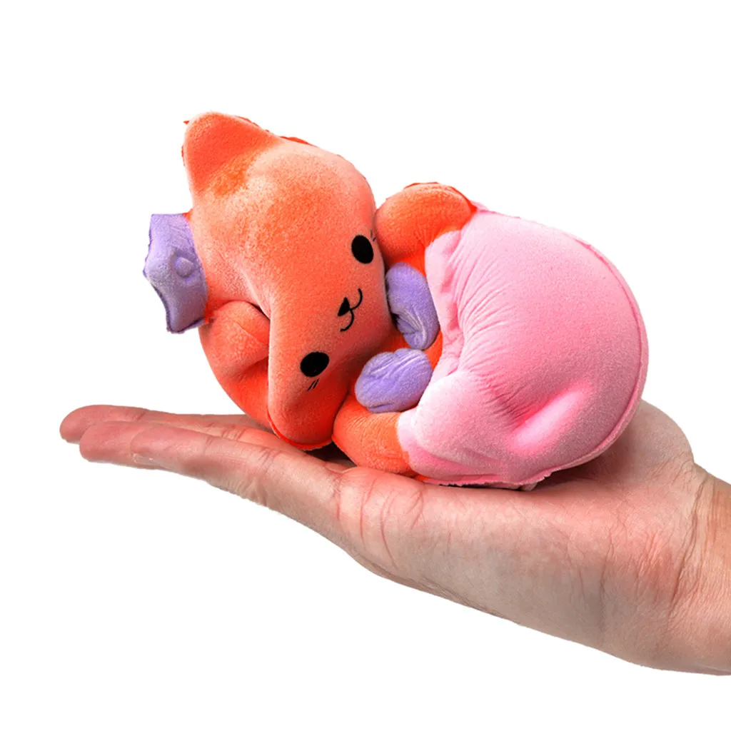 Расслабляющая игрушка пушистая красавица кошка ScentedSlow Rising Squishies toy Squishies игрушка для снятия стресса для детей skuishy animales amusing D300102