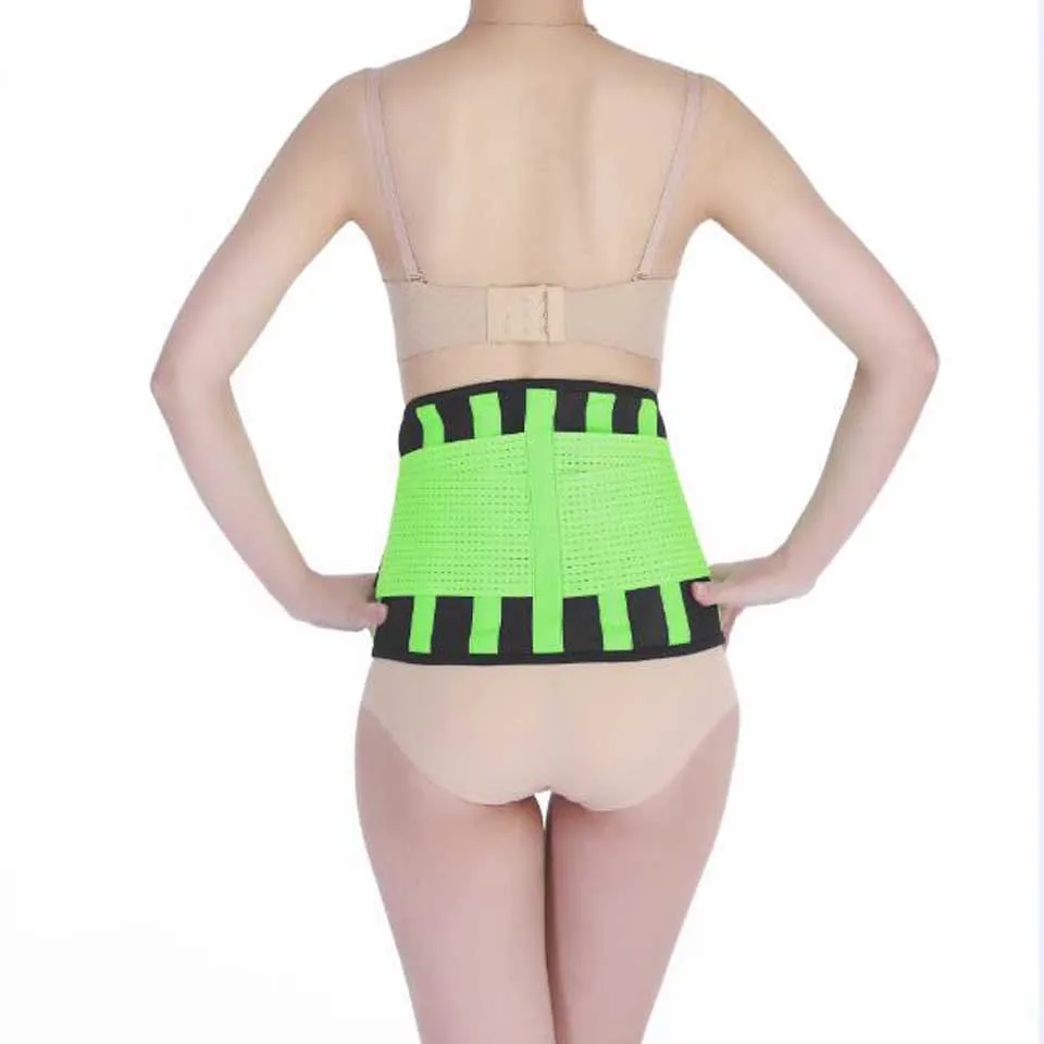 Women Medical Lower Back Brace Waist Trainer Belt Men Belts Breathable