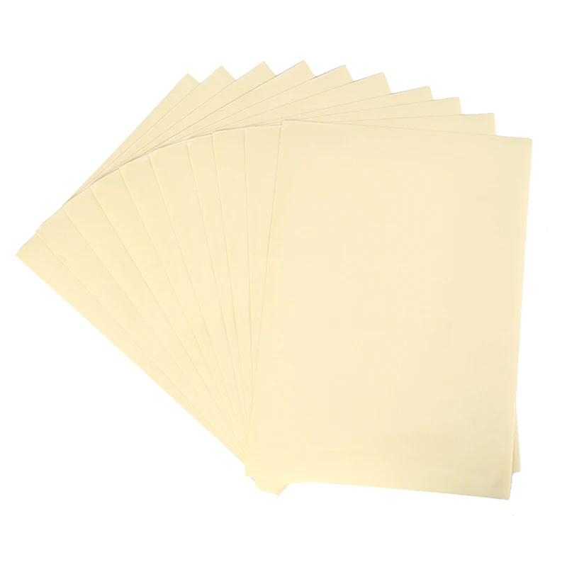 10sheets a4 21 x 297cm clear transparent self adhesive