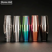 Нержавеющая сталь шейкер Олово на олово 28& 18oz Профессиональный Бармен Коктейль, Бостонский шейкер