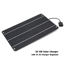 Solar Charger 10W 6W Solar Panels Charger with Usb Port Solar Battery Charger Power for Mobile Phones 5V USB
