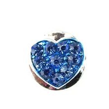 Высокое качество 12 мм горный хрусталь snap кнопки подходит 12 мм snap кнопки браслет сердце оснастки ювелирные изделия