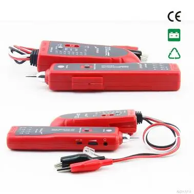 Rastreador de Fio de Telefone Rj11 com Clipe de Jacaré Noyafa Melhor-venda Cabo Tester Rede Rj45 Nf-806 Red - Imagem 2