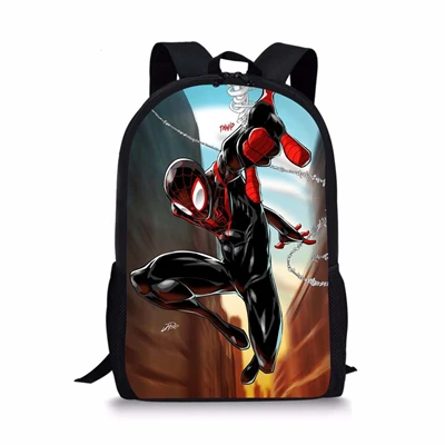 Школьная сумка в стиле аниме, комплект из 3 предметов, детские рюкзаки с человеком-пауком, Mochila Escolar Infantil, Детские карандаши на плечо, сумки для книг, подарки для мальчиков и девочек - Цвет: LMZY0566C