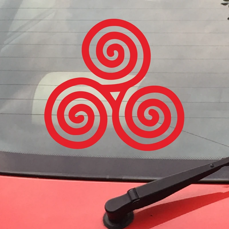 Celtic Triskele Vinyl Car Decal - Pagan Wiccan New Age Design Sticker