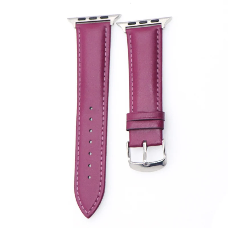 Classic leather for the Apple Watch Collection 4 3 2 1 with iwatch calfskin and square buckle modern design Classic leather for the Apple Watch Collection 4 3 2 1 with iwatch calfskin and square buckle modern design