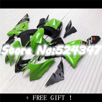 

Green and black new ornament fairing package kawasaki ninja ZX10R 04-05 ZX 2004 04 05 ZX - 10 R R 2005 at three o 'clock