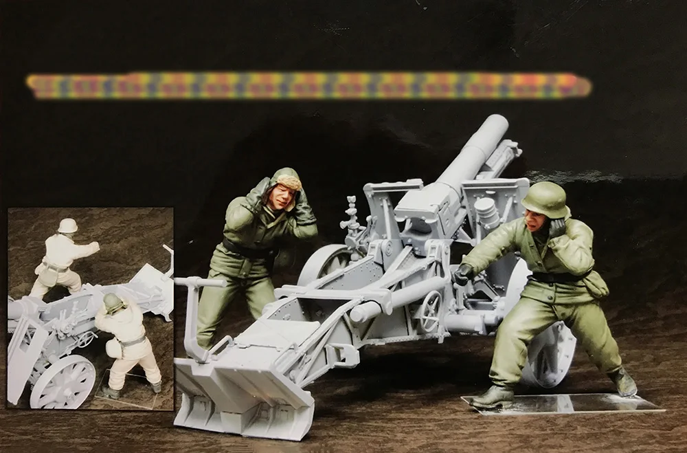 Buy Unpainted Kit 1/35 Artillery Crew winter 2 soldies