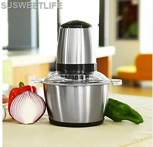 Stainless Steel Meat Grinder Chopper Electric Automatic Mincing Machine High-quality Household Grinder Food Processor Stainless Steel Meat Grinder Chopper Electric Automatic Mincing Machine High-quality Household Grinder Food Processor