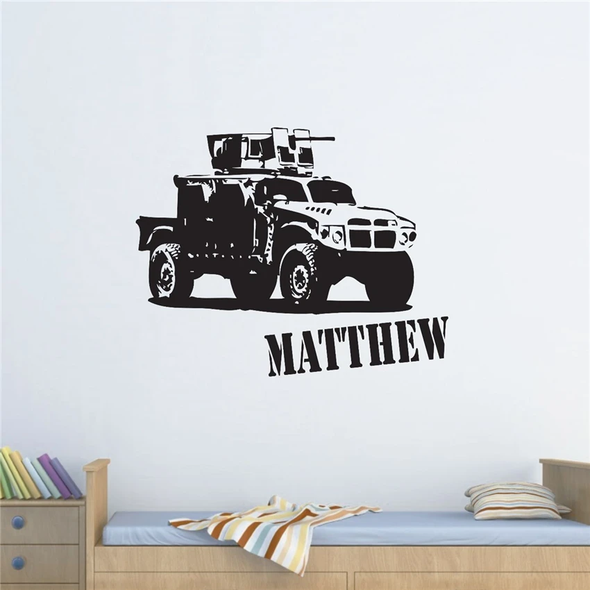 شخصية اسم سيارة جدار ملصقا المنزل الفن ديكو غرفة المعيشة الفينيل انفصال الصبي الطفل الأطفال غرفة ديكور الجدار ملصق j415