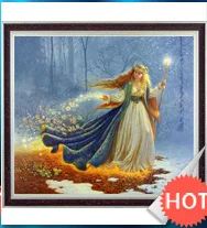 Top golden panno,Needlework,DIY DMC Cross stitch,Sets For Embroidery kit 14ct unprinted cotton thread beautiful scen Cross-Stitching 58