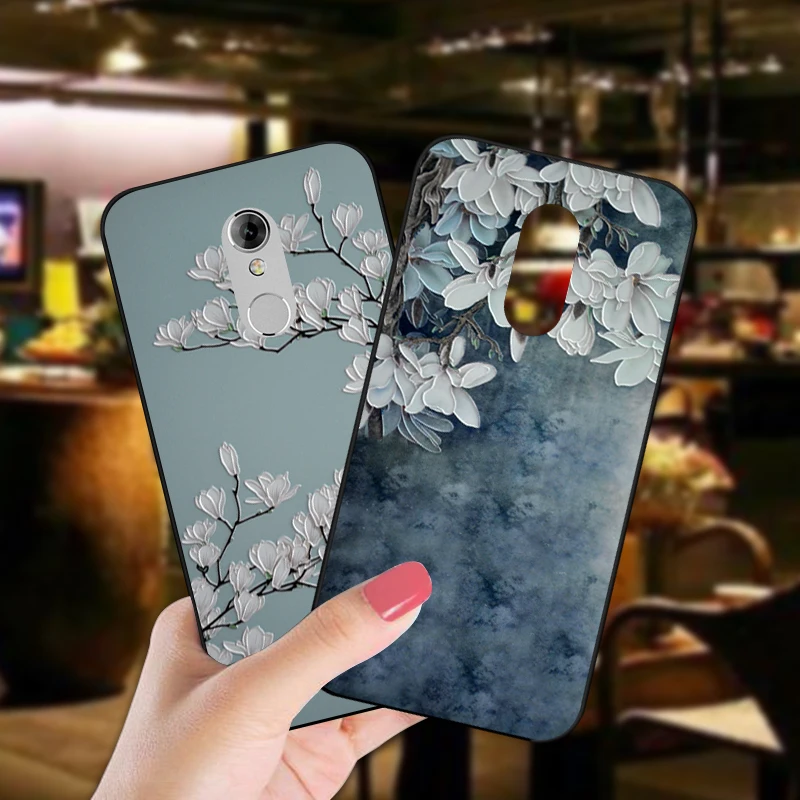 

ShuiCaoRen Luxury Silicone Case For ZTE Blade A2S Pretty Flower TPU Phone Cover Bag For ZTE Blade A2S / V0721 Cases