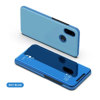 

Clear View Mirror Smart Case For Xiaomi Mi Mix 3 Magnetic Leather Flip Case For Xiaomi Mi 8 SE A2 Redmi 5 Note 5 Mi 4 5 6 Cover