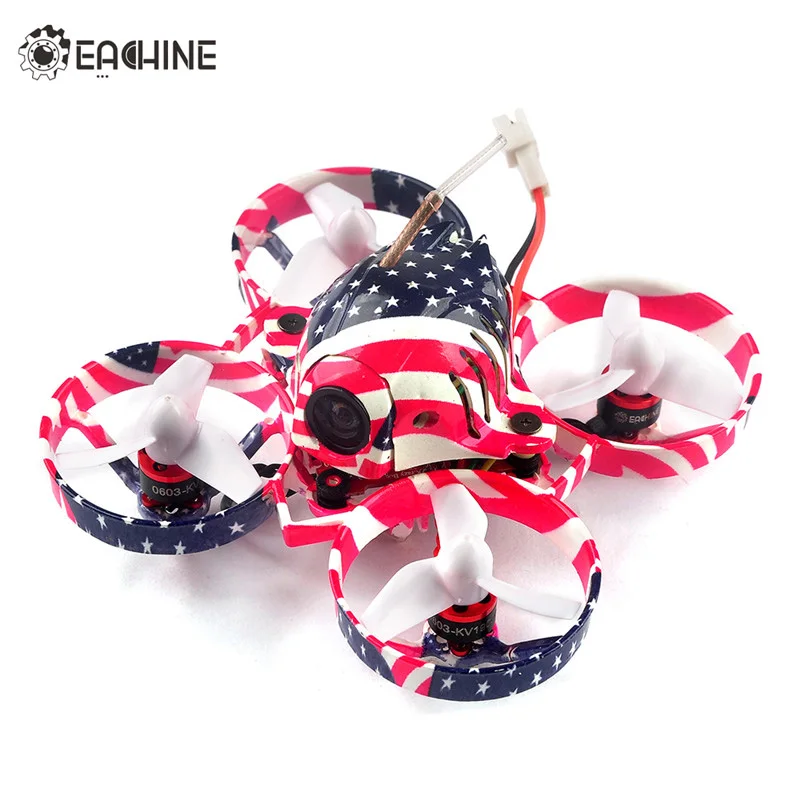 Eachine US65 UK65 65 мм гоночный Дрон FPV BNF с контроллером полета Crazybee F3 OSD 6A Blheli_S ESC Whoop RC