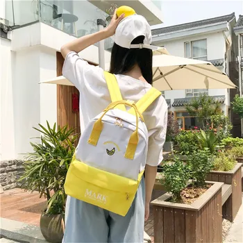 

Maison Fabre Large Capacity Solid Color Waterproof Nylon Casual Backpack School Bag women backpack anti theft dropshipping 717#