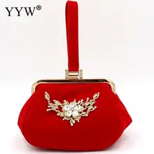 2019 Red Suede Evening Clutch Bag For Women Flower Shape Clutch Bag Rhinestone Metal Handbag Wedding Purse Female Handbag Bolsa 2019 Red Suede Evening Clutch Bag For Women Flower Shape Clutch Bag Rhinestone Metal Handbag Wedding Purse Female Handbag Bolsa