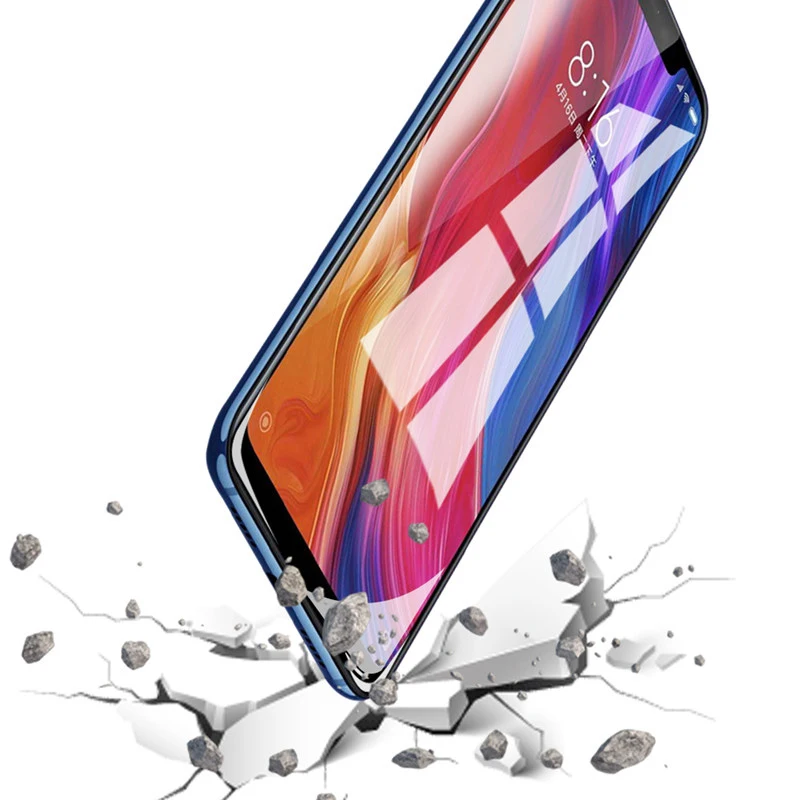 Для Xiaomi Mi8 закаленное стекло MI 8 прозрачное 9H 2.5D полное покрытие Защитная пленка