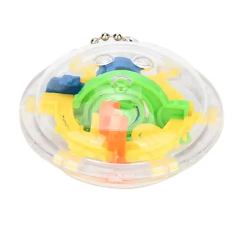 

High Quality Mini Ball Maze Intellect 3d Puzzle Toy Balance Barrier Magic Labyrinth Spherical