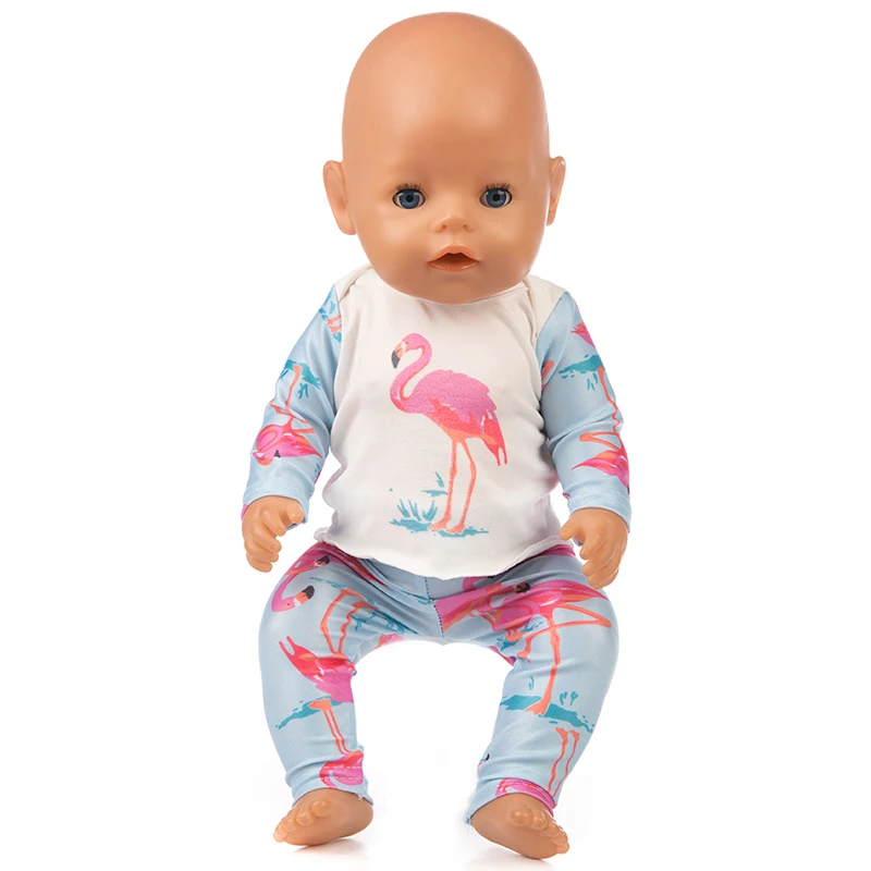 Новая модная Кукла в пижаме одежда подходит для 43 см детская кукла одежда аксессуары для куклы реборн